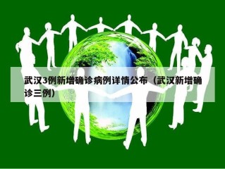 武汉3例新增确诊病例详情公布（武汉新增确诊三例）